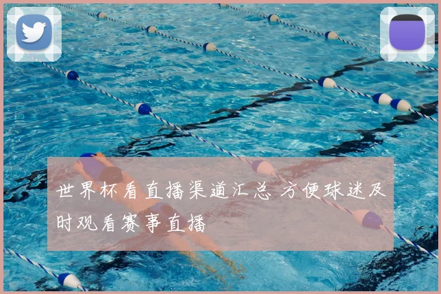 世界杯看直播渠道汇总 方便球迷及时观看赛事直播